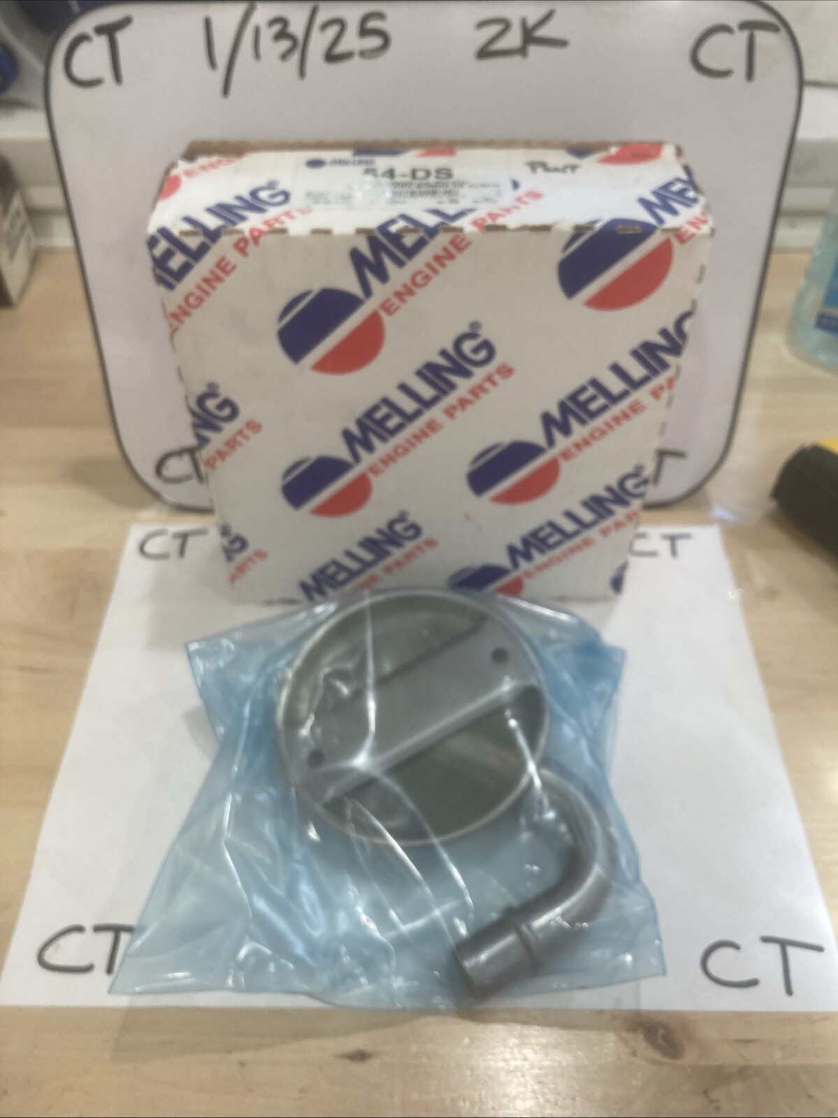 Engine Oil Pump Pickup Tube and Screen-Stock Melling 54-DS - Image 3