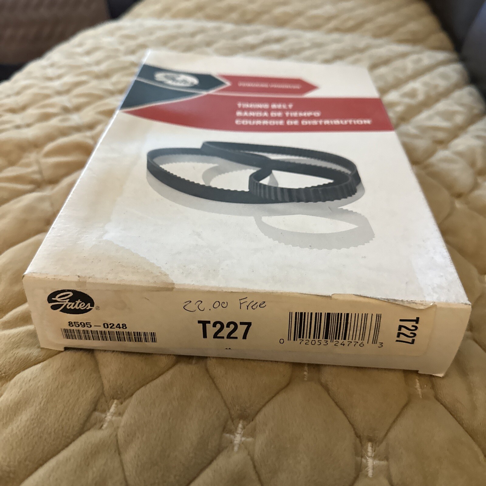 Engine Timing Belt-PowerGrip Premium OE Timing Belt Gates T227