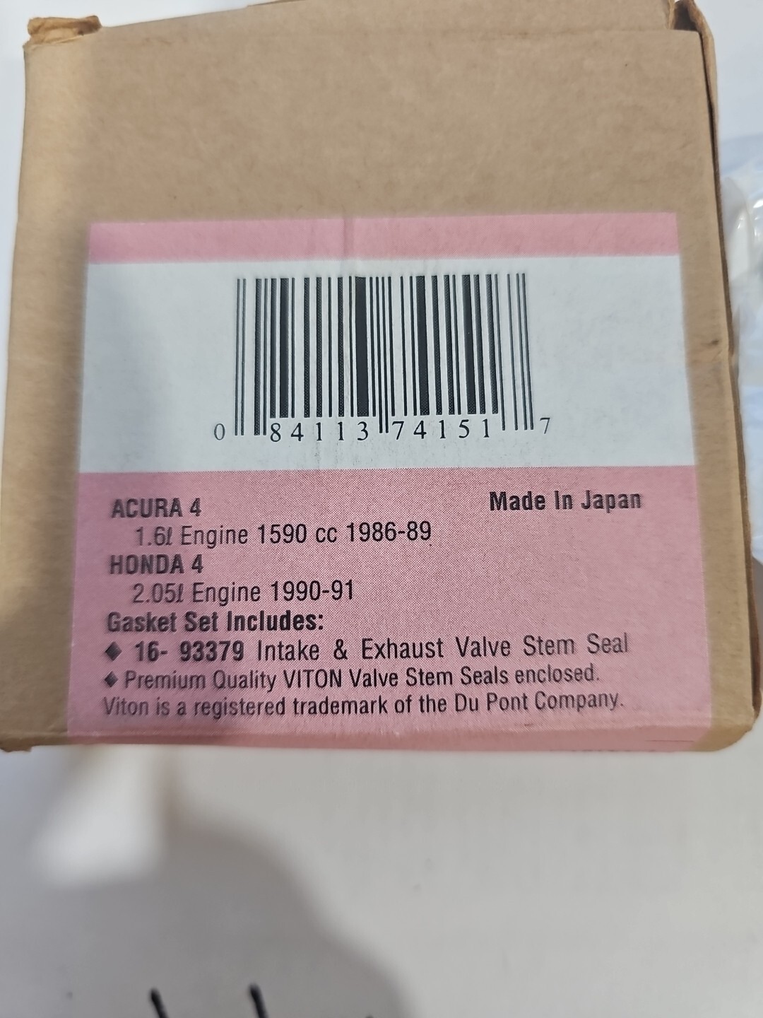 Engine Valve Stem Oil Seal Set Fel-Pro SS 72632-1 For Select Honda/Acura Models - Image 4