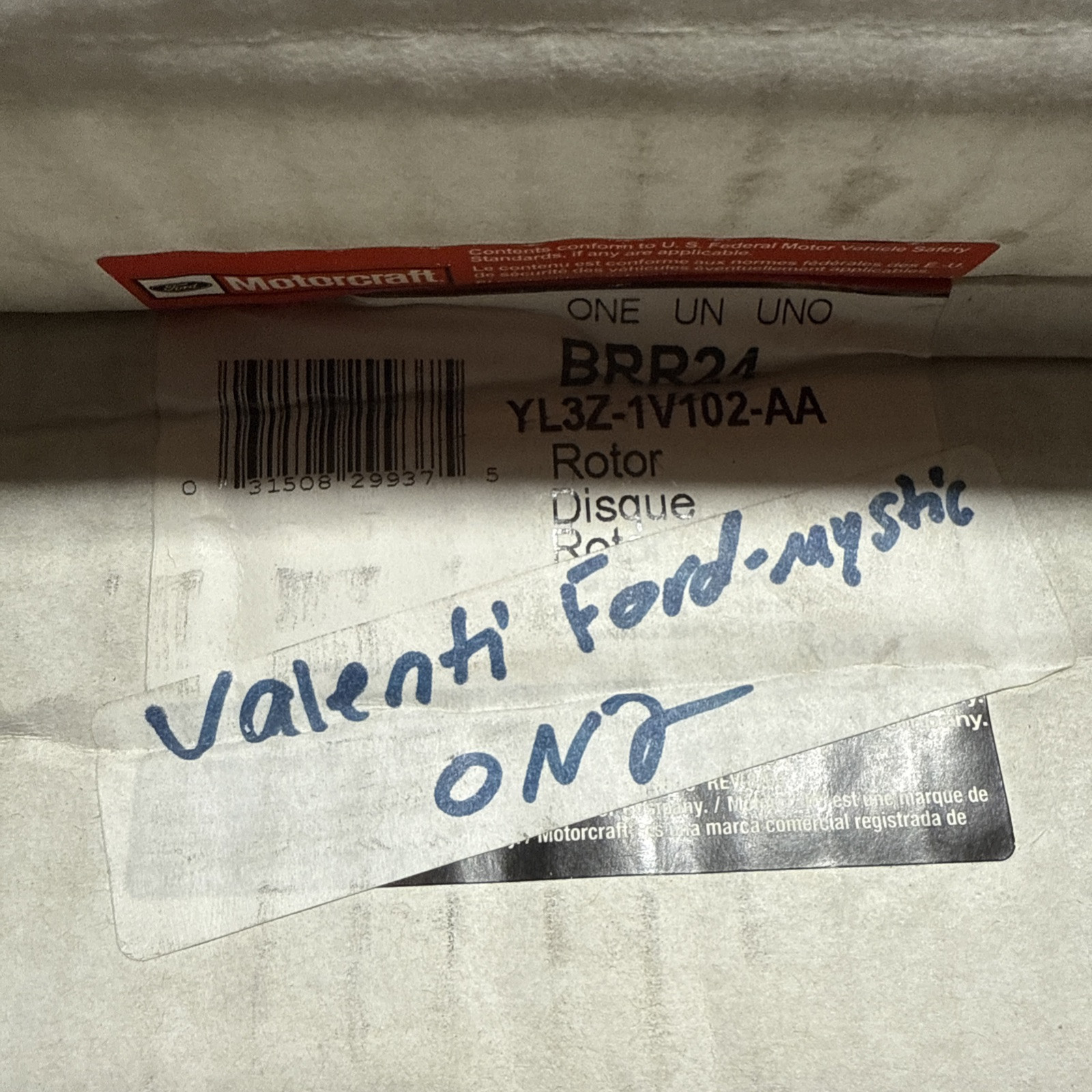 FORD OEM 00-04 Blackwood Front Suspension Brake Components-Hub Rotor YL3Z1102AA