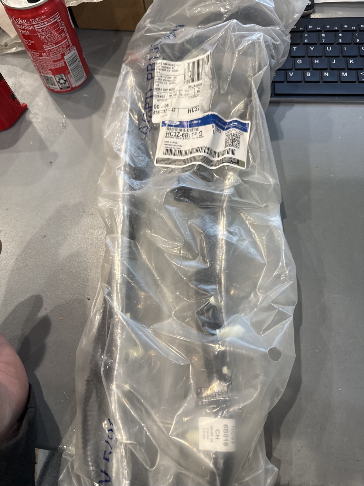 FORD OEM 17-19 F-250 Super Duty Engine Engine Parts-Wire HC3Z6B018G - Image 3