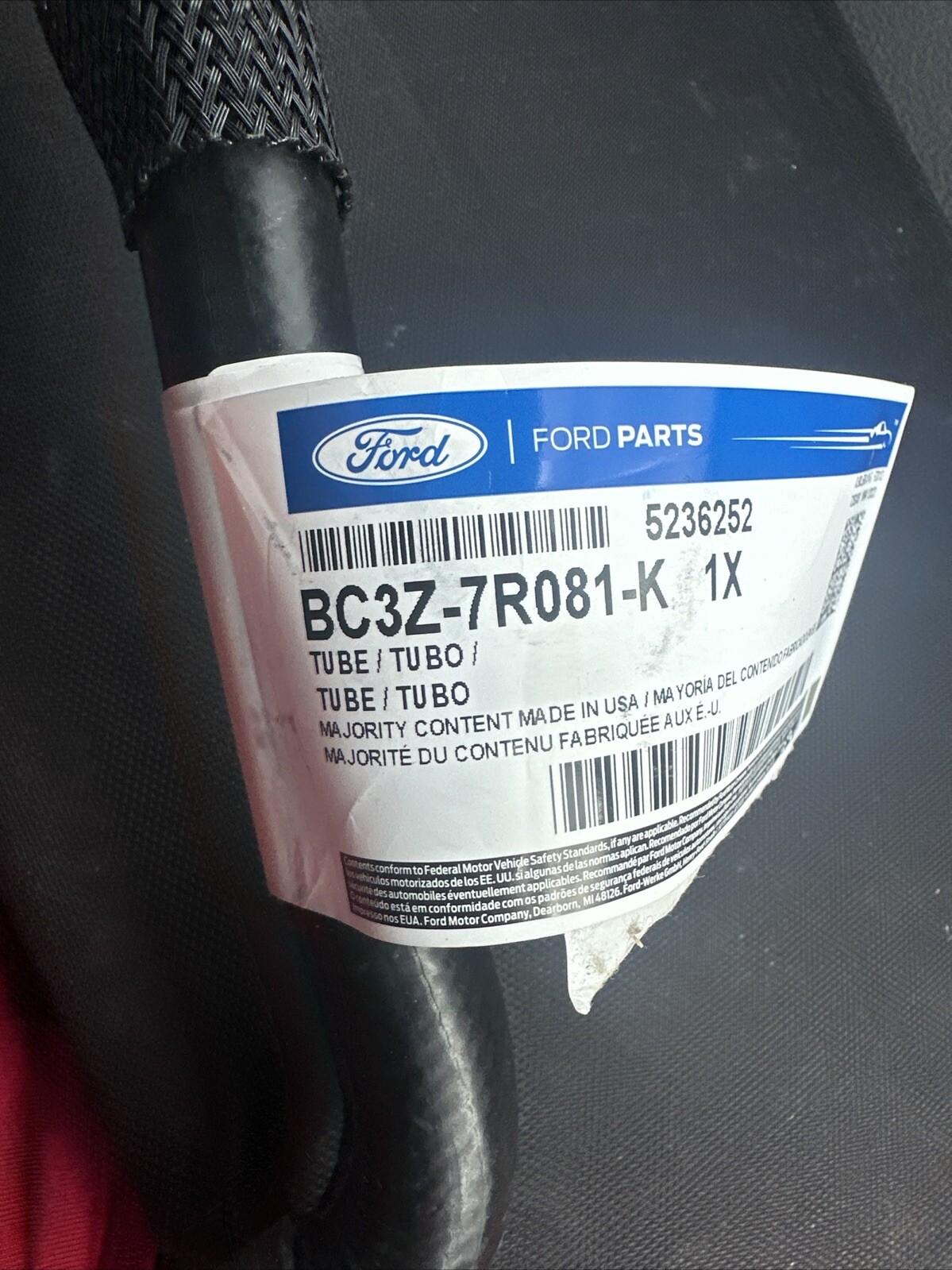 FORD OEM F-350 Super Duty Transmission Oil Cooler-Hose & Tube Assy BC3Z7R081K