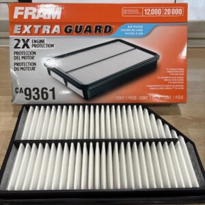 FRAM Extra Guard Air Filter, CA9361 for Select Acura and Honda Vehicles
