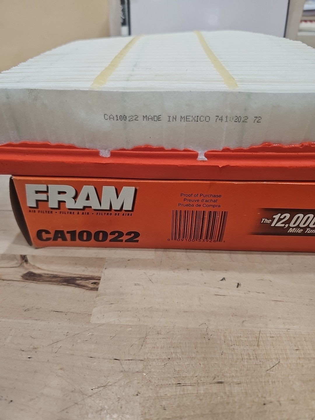 FRAM Extra Guard CA10022 Air Filter 2X Engine Protection One Piece - Image 5