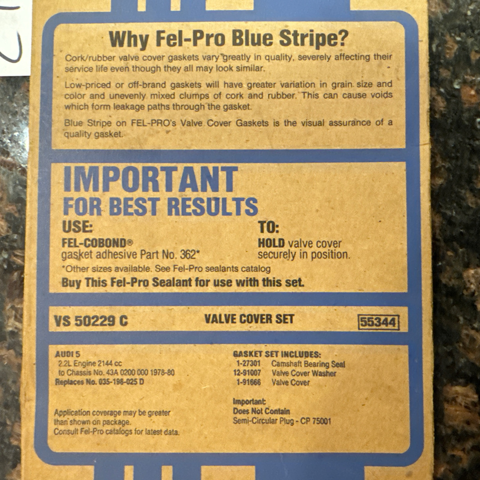 Fel-pro Blue Stripe Valve Cover Gaskets VS 50229c - Image 3