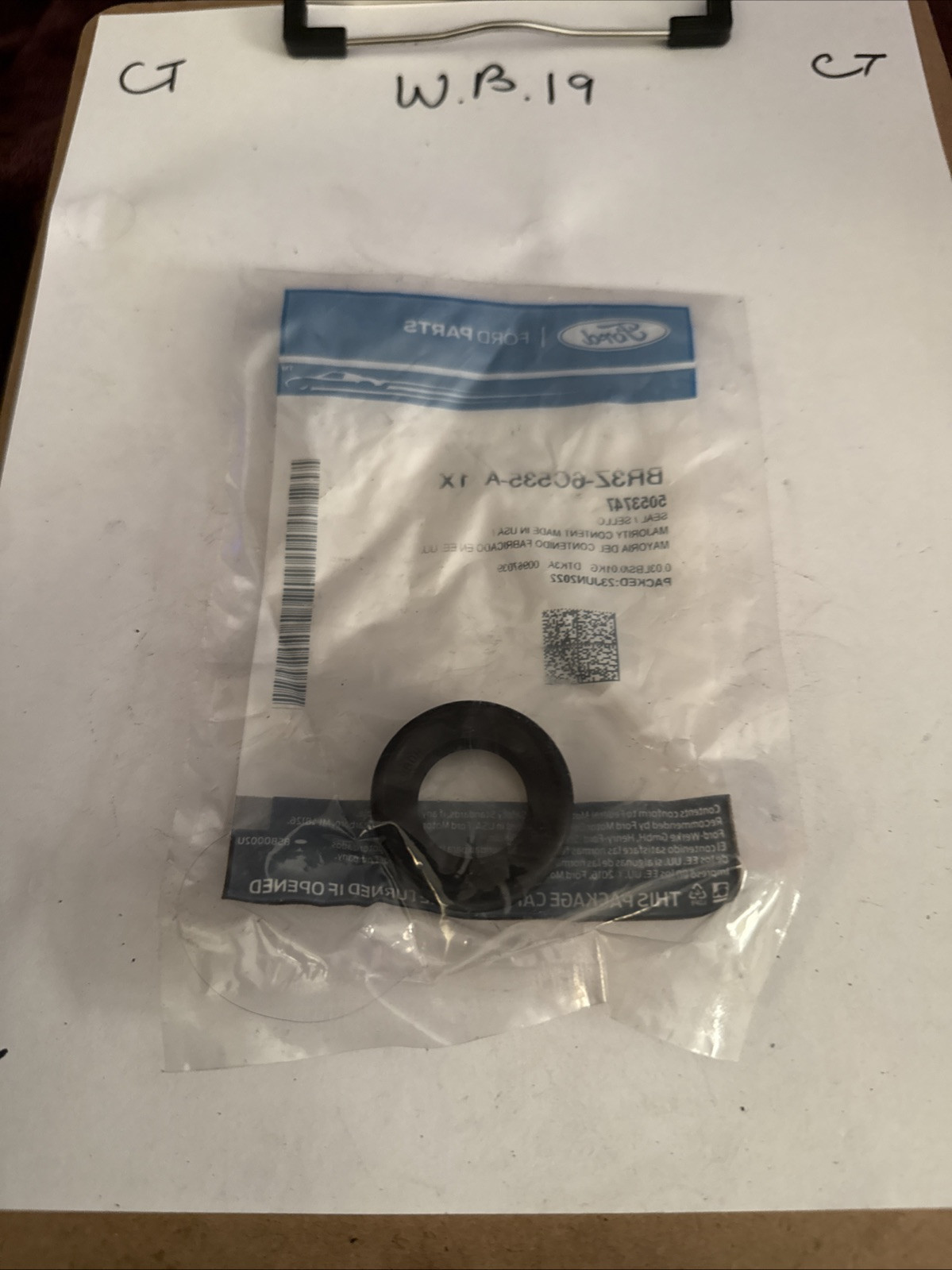 Ford Engine Valve Cover Washer Seal Genuine OEM BR3Z-6C535-A - Image 3