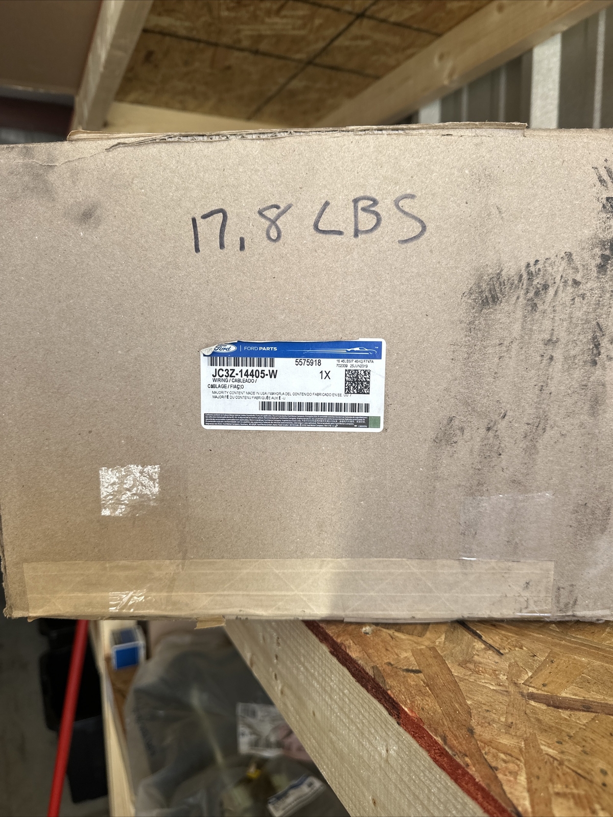 Ford JC3Z-14405-W Wiring Assembly - Rear Lamps 2018 Ford JC3Z14405W New OEM NOS