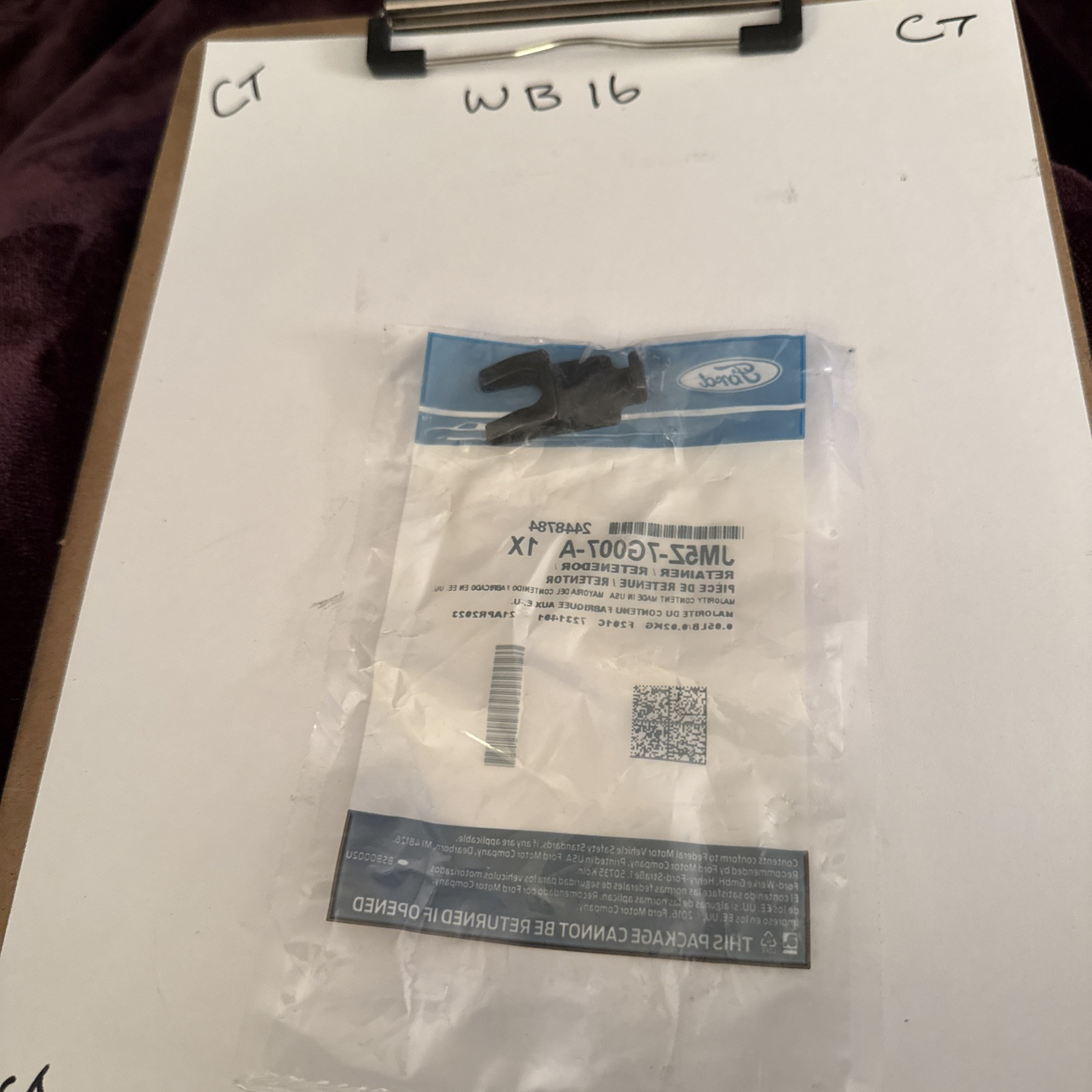 Ford JM5Z-7G007-A Retainer - Image 3