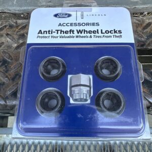 Ford Wheel Locks - Zinc-Plated For Hidden Lugs HC3Z-1A043-B OEM.