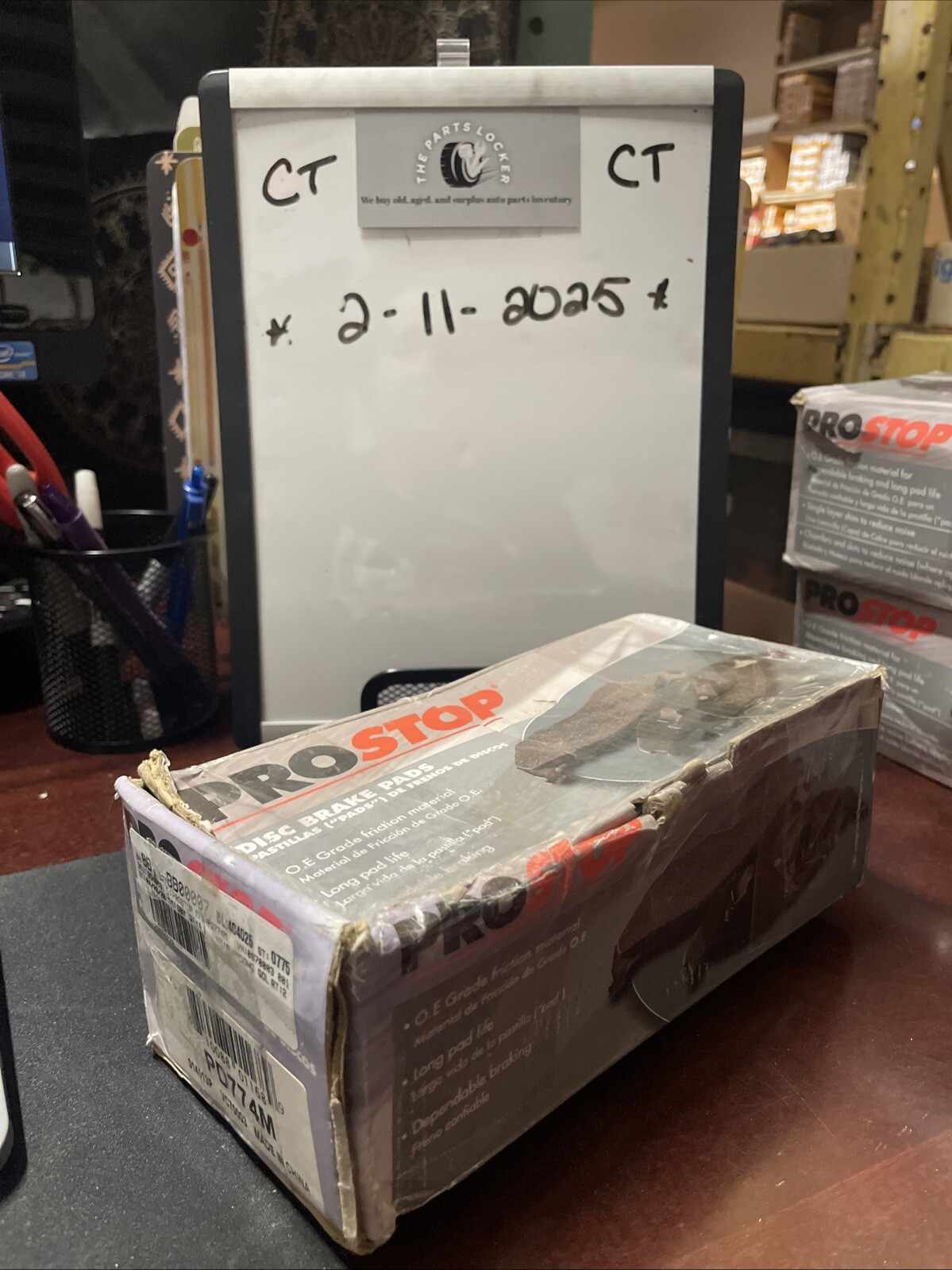 Front Disc Brake Pad Set-ProStop Pep Boys PD774M fits 98-02 Kia Sportage