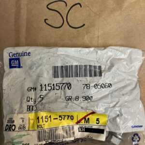GM 11515770 Bolt, Engine Mount Bracket (Pack of 5) NOS OEM