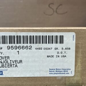 GM 9596662 Cap Assembly, Hub