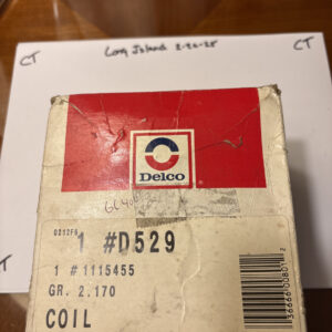 GM NOS Ignition Coil 2.5L Omega Jeep Pontiac Buick AMC 1976-1984 1115455 D529