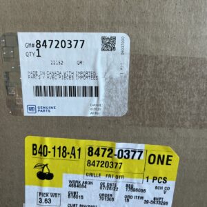 GM1200717 New OEM Front Grille Fits 2014-2020 Chevrolet Impala