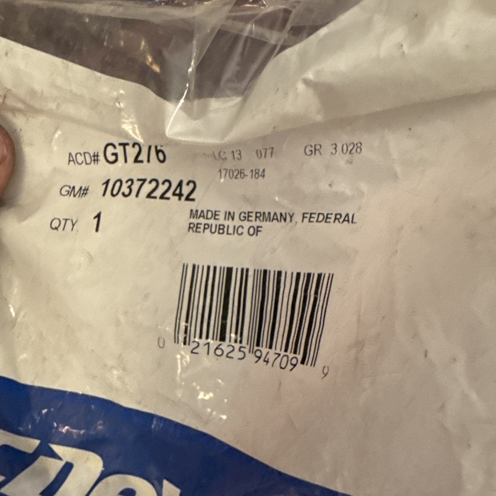 GMC CHEVY BUICK CADILLAC 19432733 FUEL GAS TANK FILLER CAP WITH TETHER OEM NEW - Image 3