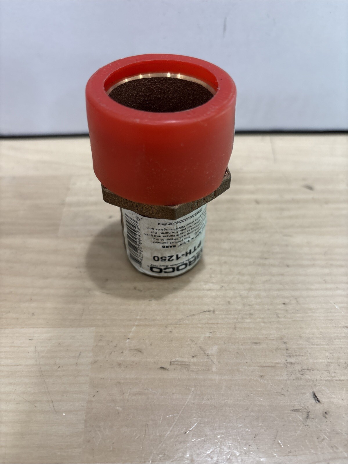 GROCO PTH-1250 1-1/4" NPT x 1-1/4" ID Bronze Pipe to Hose Straight Fitting - Image 4