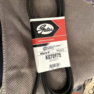 Gates K070975 Micro-V Serpentine Drive Belt For Select 92-03 Dodge Models