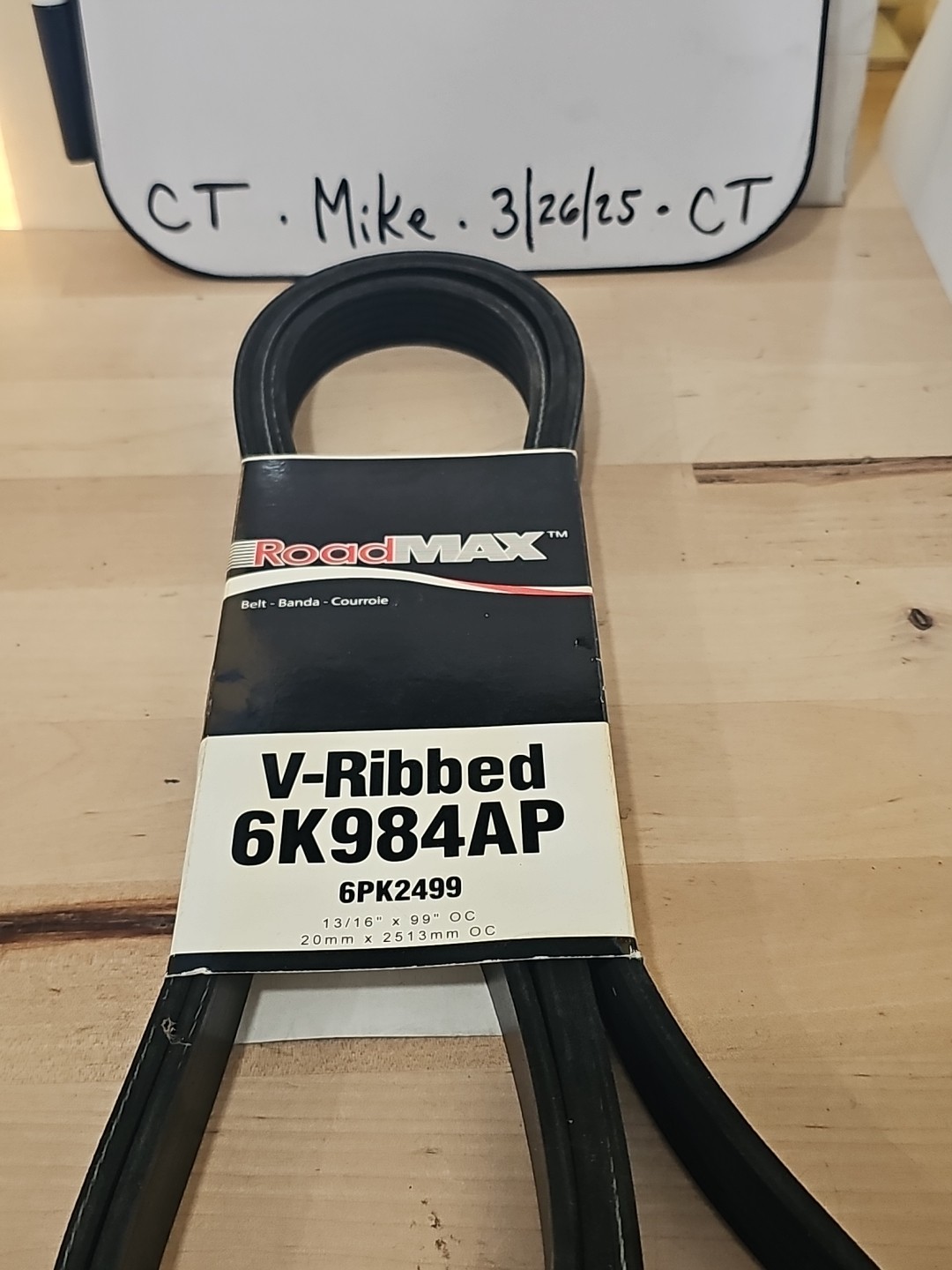 Gates RoadMax 6K984AP Micro V Belts - Image 3