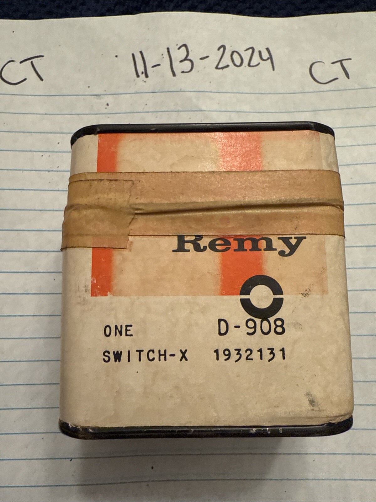 Genuine Delco Remy D-908 1932131 Switch Factory Not Sealed Box - Image 3