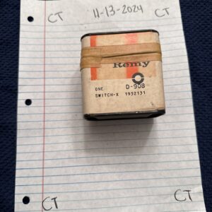 Genuine Delco Remy D-908 1932131 Switch Factory Not Sealed Box