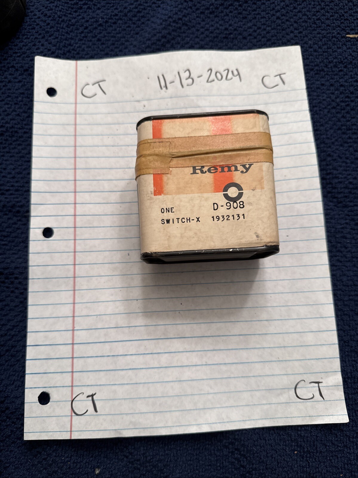 Genuine Delco Remy D-908 1932131 Switch Factory Not Sealed Box