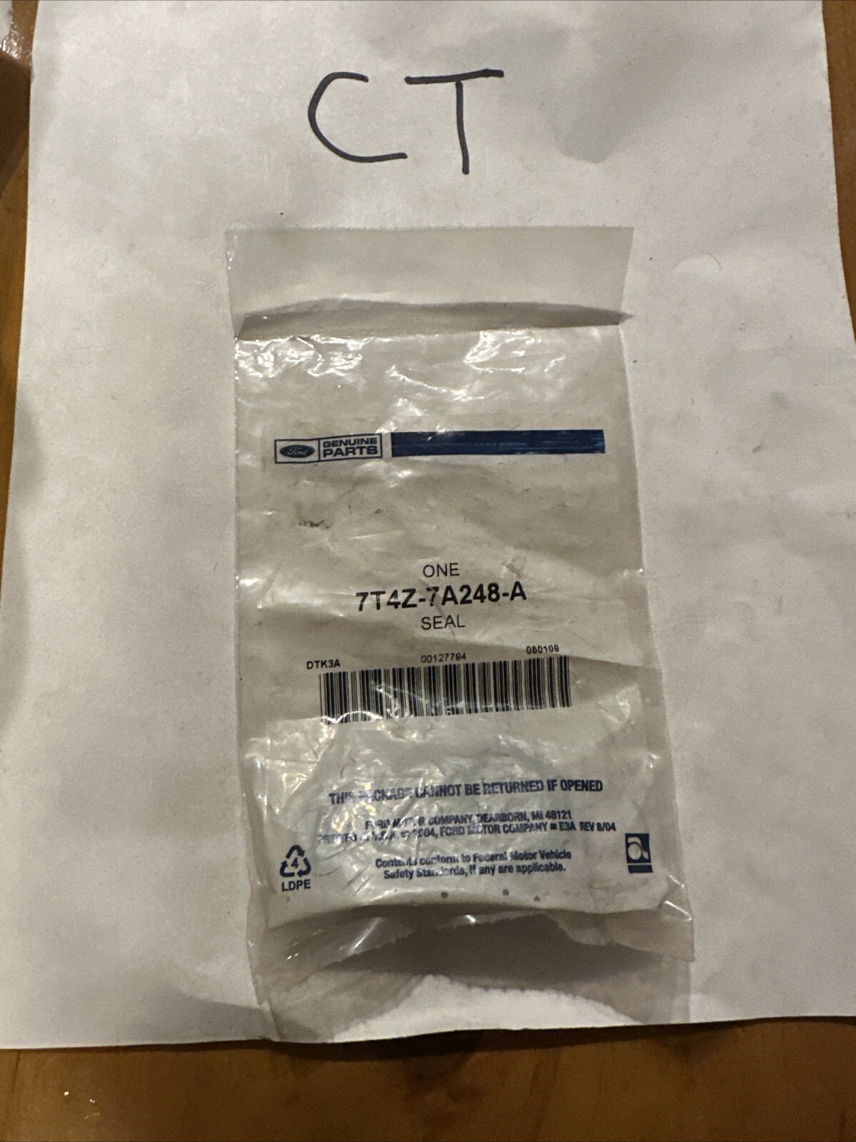 Genuine Ford 7T4Z-7A248-A Automatic Transmission Oil Pump Seal