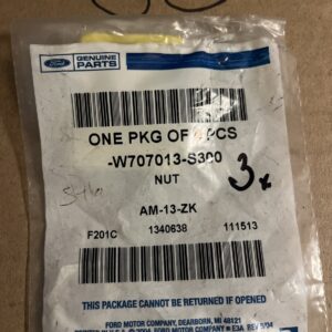Genuine Ford Back Glass Wiper Motor Nut W707013-S300 (3pack)