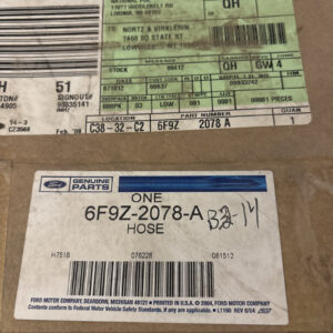 Genuine Ford Brake Hose 6F9Z-2078-A