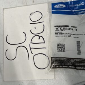 Genuine Ford Cowl Top Panel Screw W712215-S439