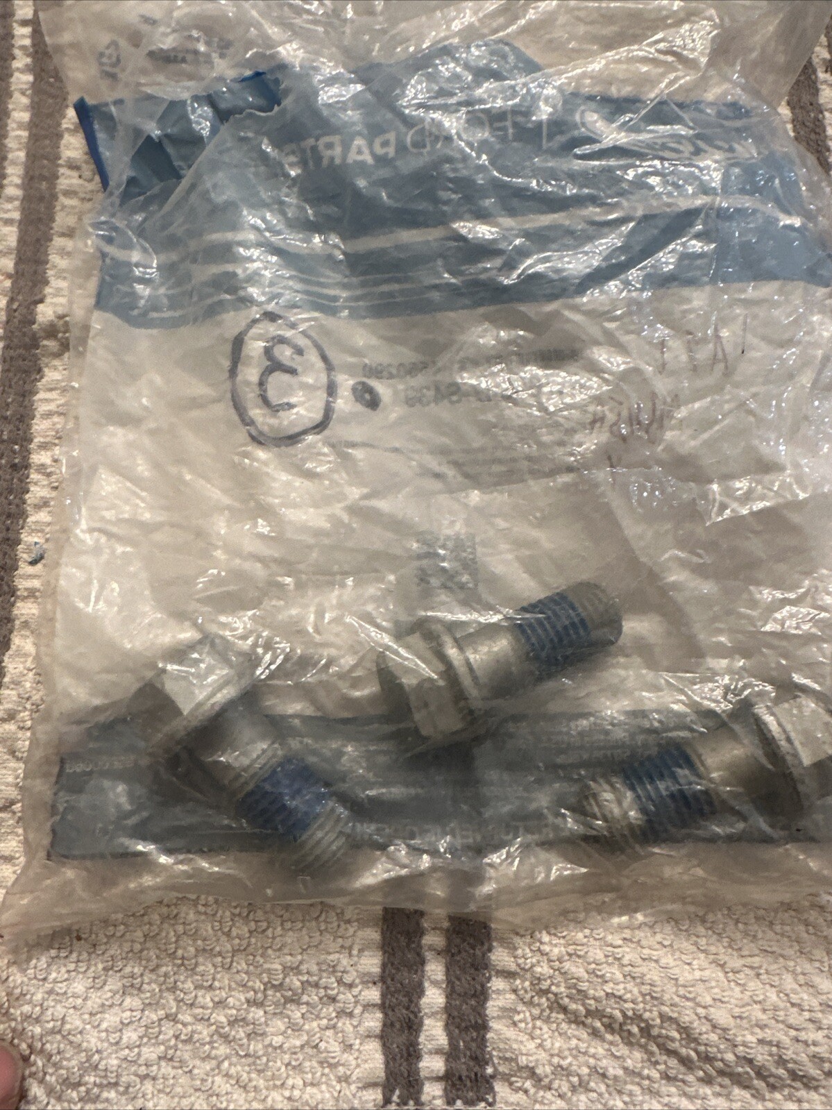 Genuine Ford Disc Brake Caliper Bracket Mounting Bolt W709847-S439 - Image 3