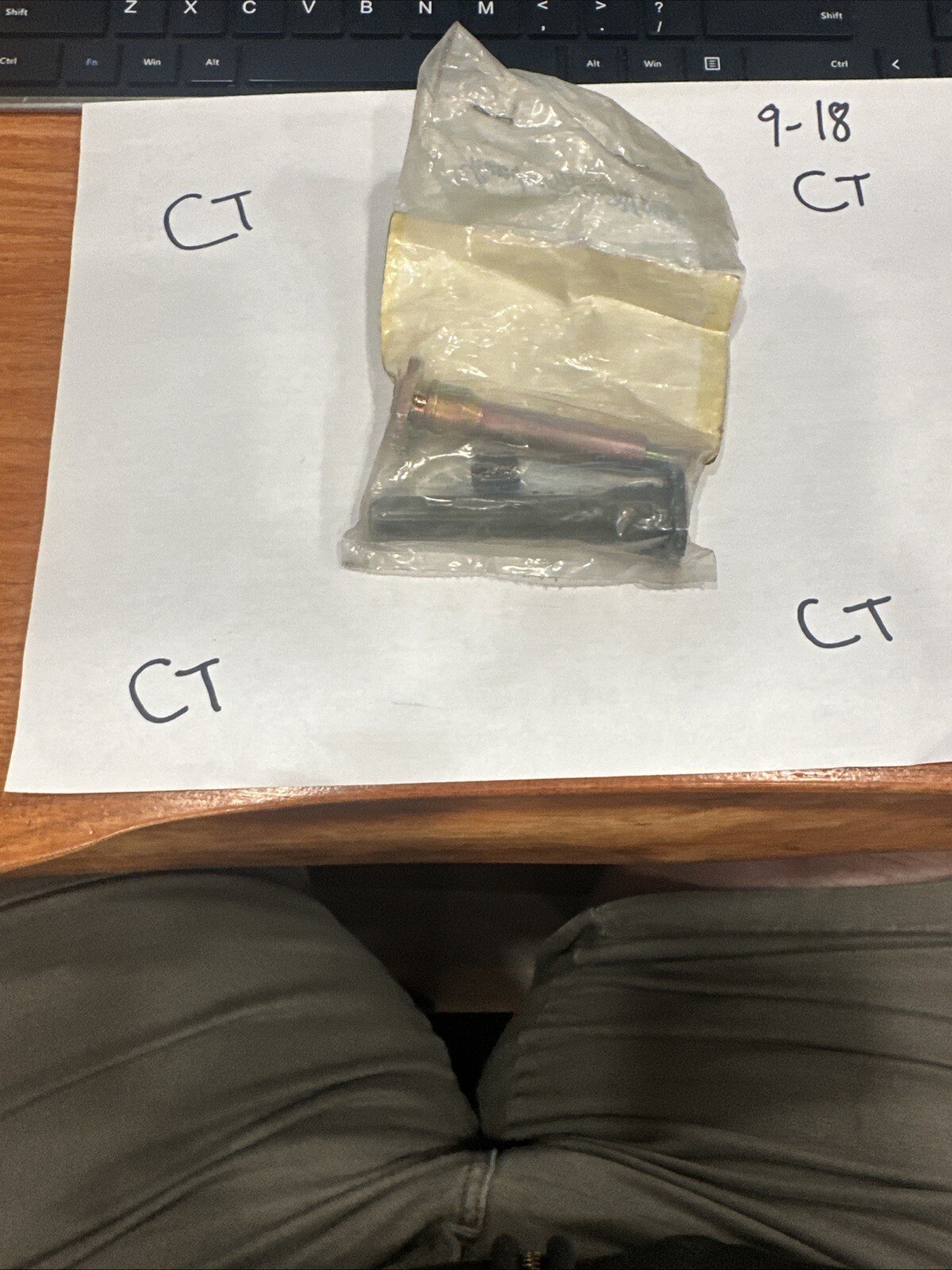 Genuine Ford Disc Brake Caliper Pin 2C3Z-2C150-AA Missing 2 Rubber Boots - Image 3