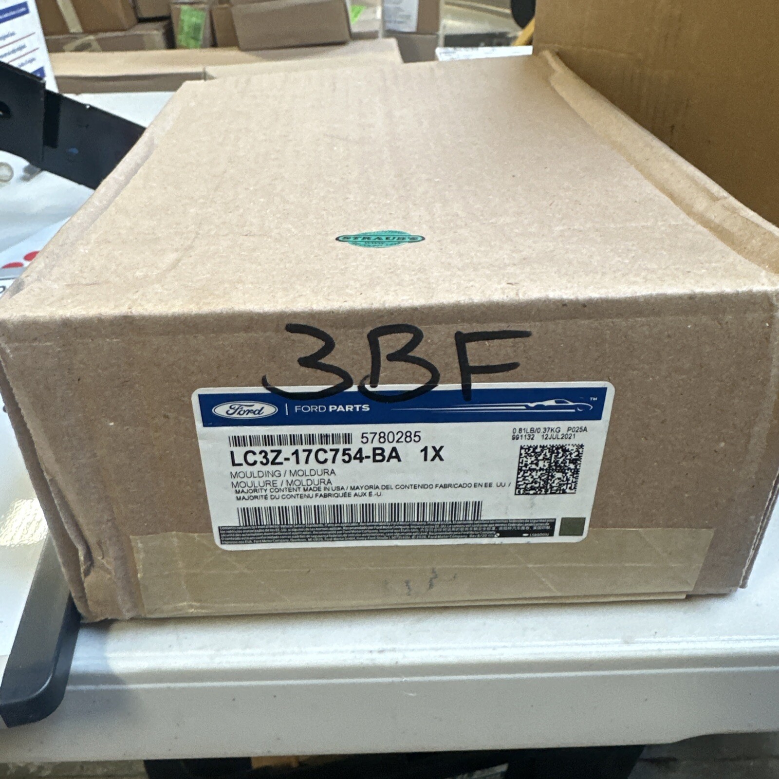 Genuine Ford Fog Lamp Bezel LC3Z-17C754-BA