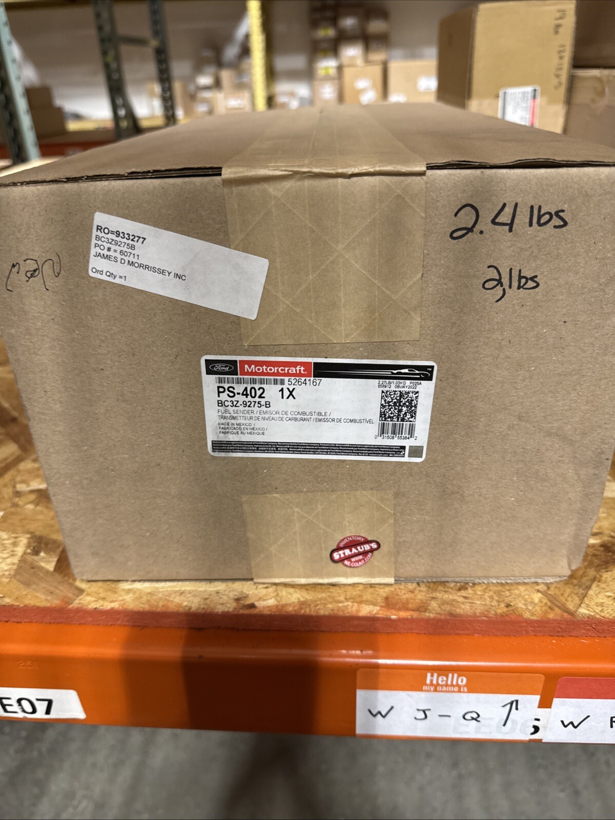 Genuine Ford Fuel Pump BC3Z-9275-B