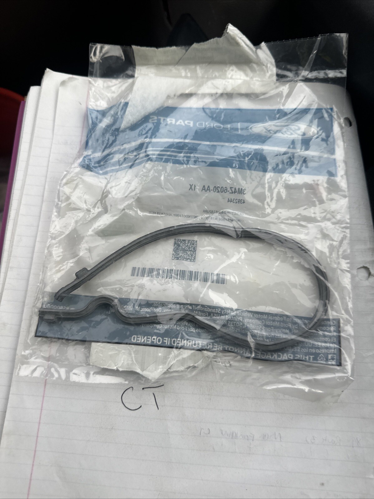 Genuine Ford Gasket OEM 3M4Z6020AA - Image 3