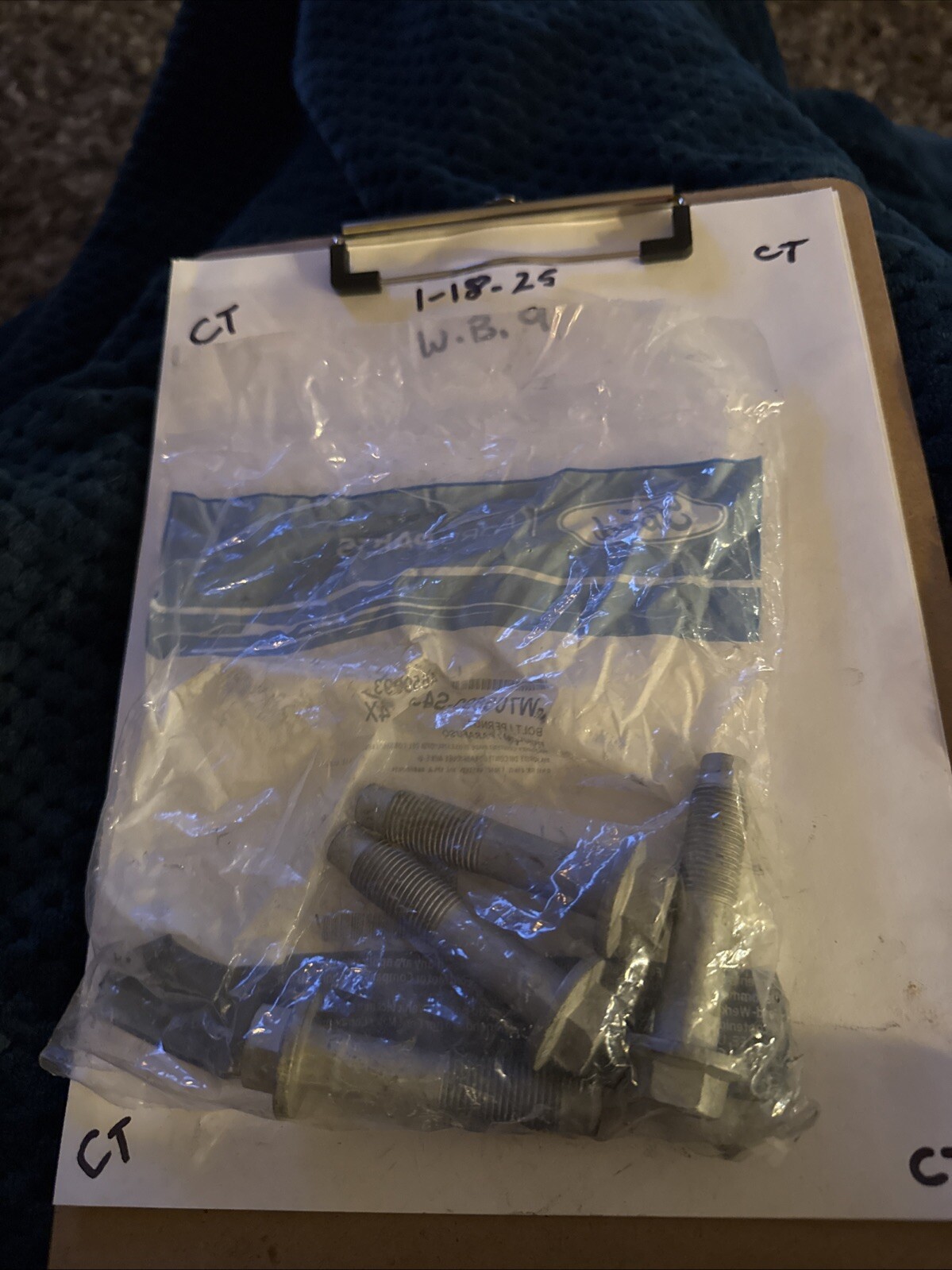 Genuine Ford Hub & Bearing Mount Bolt (QTY 1) W706890-S439 Sold Individually - Image 4