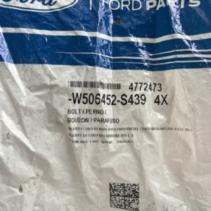 Genuine Ford Inner Bracket Bolts (QTY 4) -W506452-S439