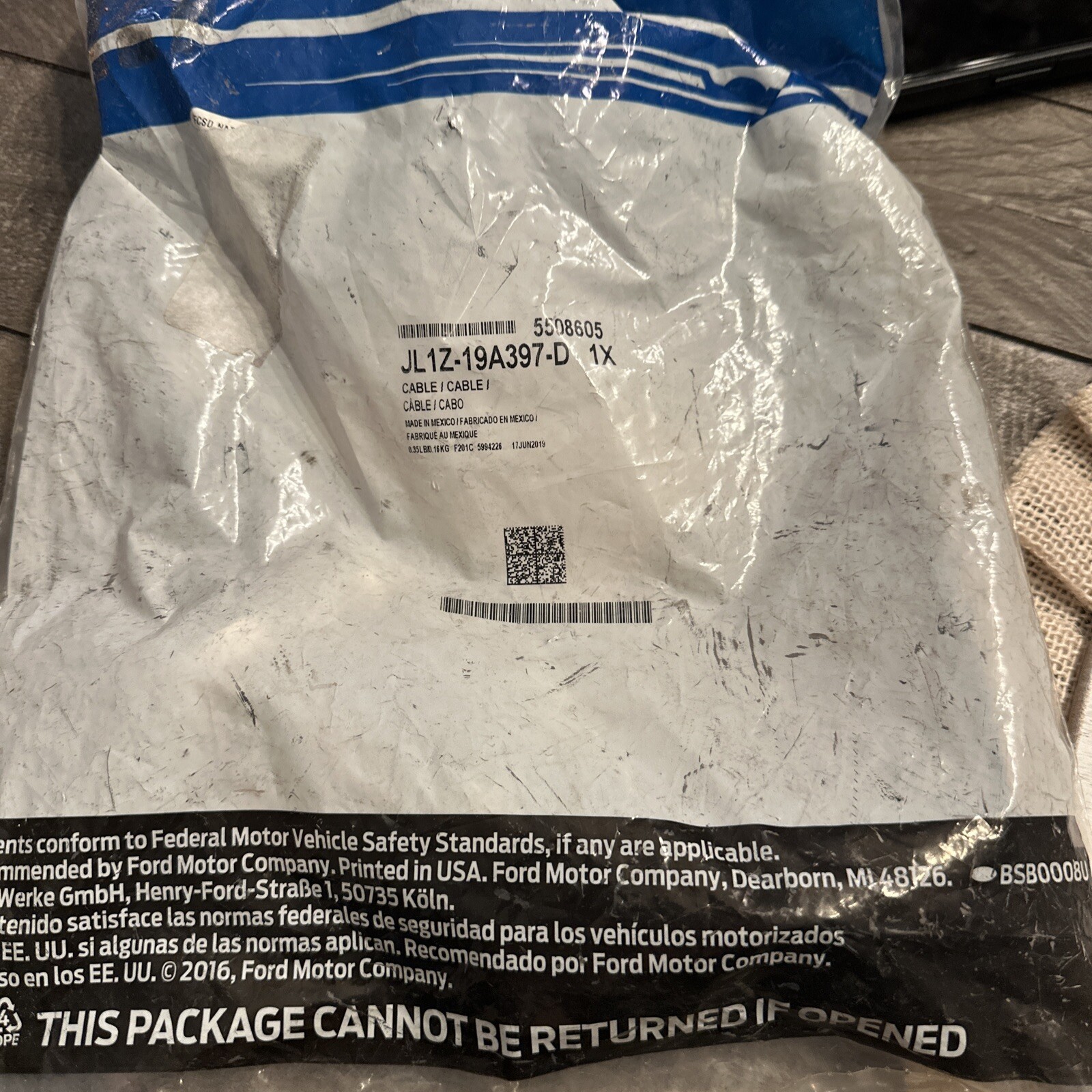 Genuine Ford JL1Z-19A397-D Cable Fits on 2018-2019 Ford Expedition JL1Z19A397D