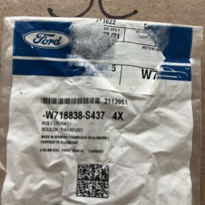 Genuine Ford OE Bolts- Pack Of 4- W718838-S437