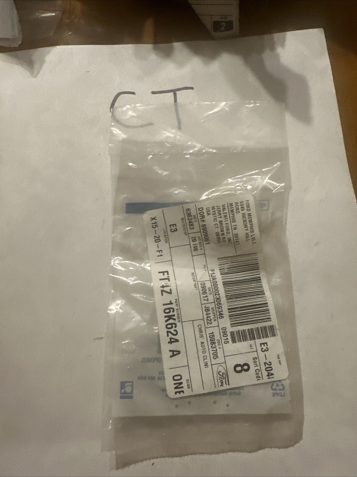 Genuine Ford OE Grommet - Water Reservoir FT4Z-16K624-A - Image 3