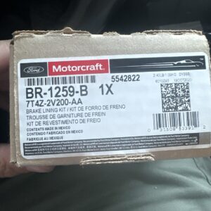 Genuine Ford OEM Motorcraft BR-1259-B Rear Disc Brake Set 7T4Z-2V200-AA