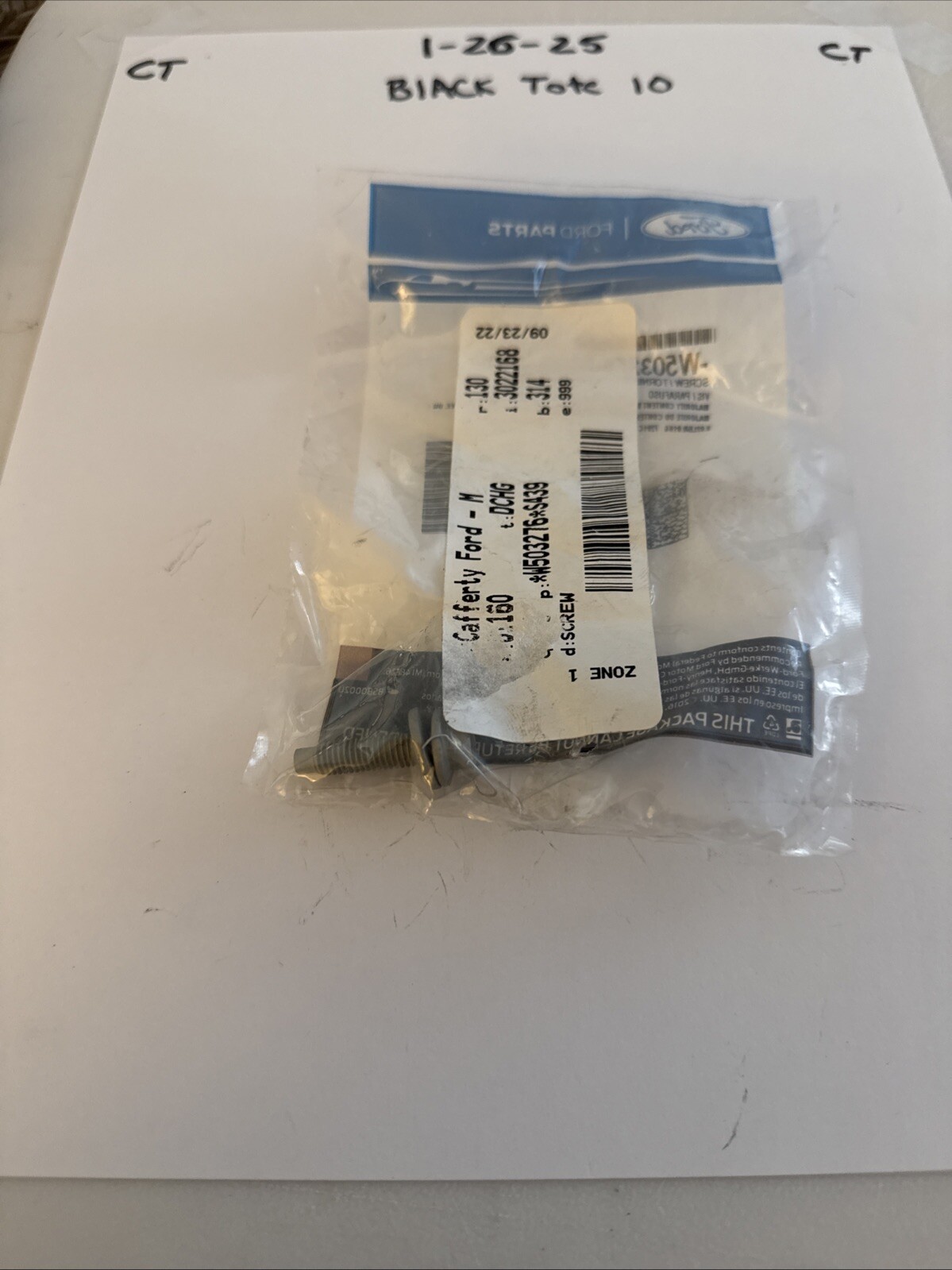 Genuine Ford Spacer Bolt W503276-S439 - Image 3