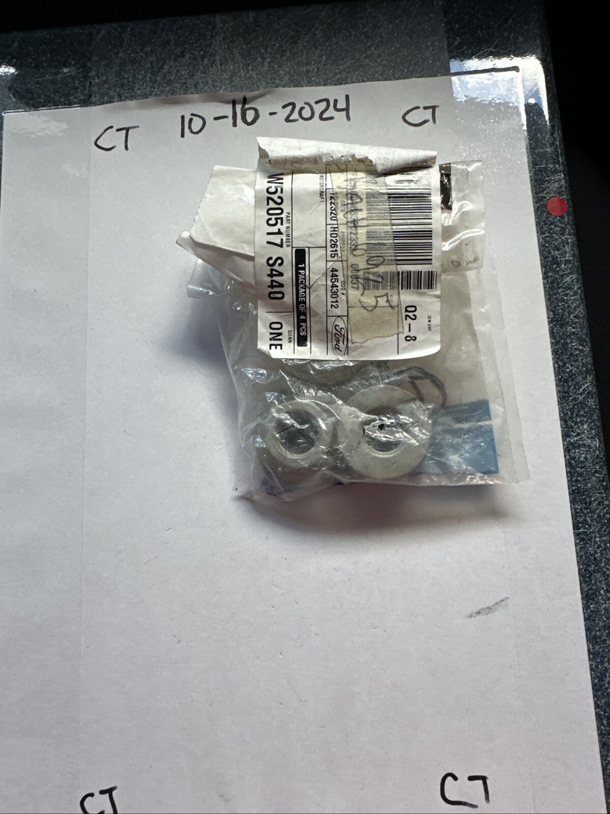 Genuine Ford Suspension Control Arm Nut W520517-S440 (pack Of 2) - Image 3