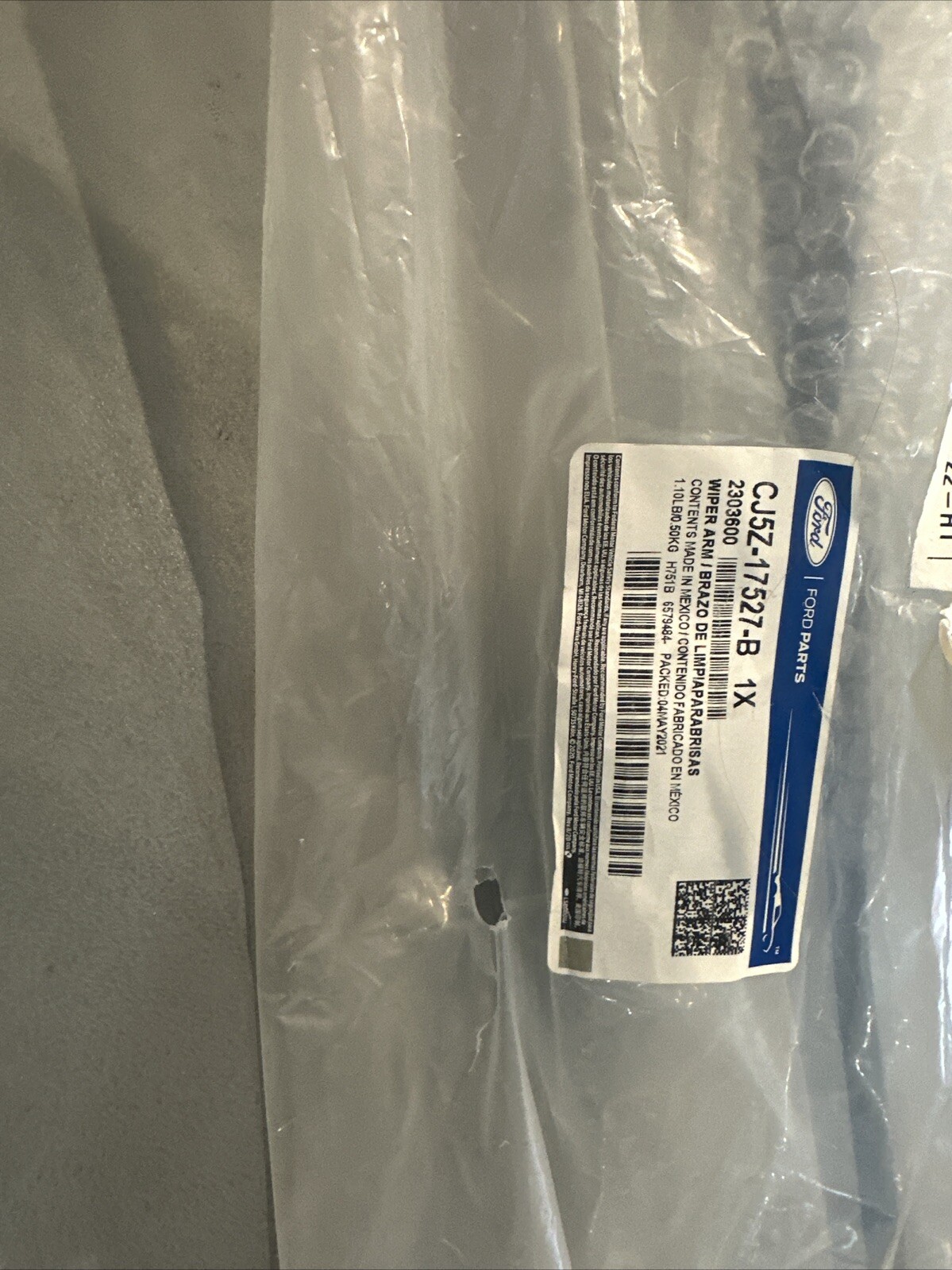 Genuine Ford Wiper Arm CJ5Z-17527-B