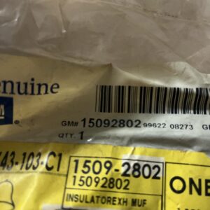 Genuine GM 15092802 Exhaust Pipe Muffler Hanger Insulator NOS