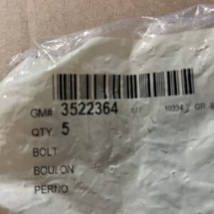 Genuine GM 3522364 Alternator Mount Bracket Bolt (sold Individually)