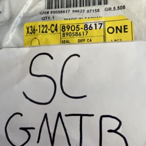 Genuine GM Differential Carrier Cover Seal, 89058617, For Various 2003-11 Models