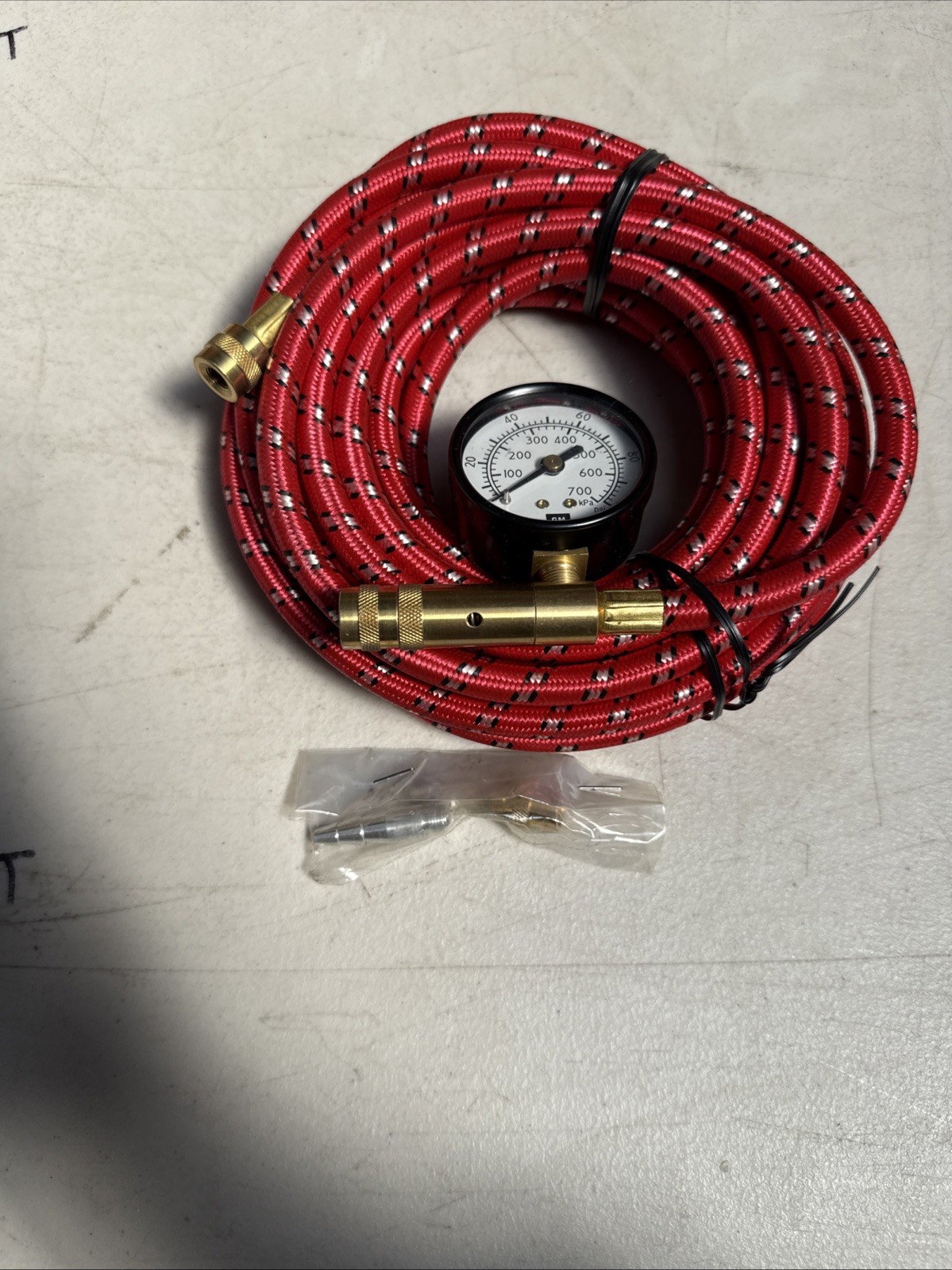 Genuine GM Factory Air Hose With Tire Pressure Gauge