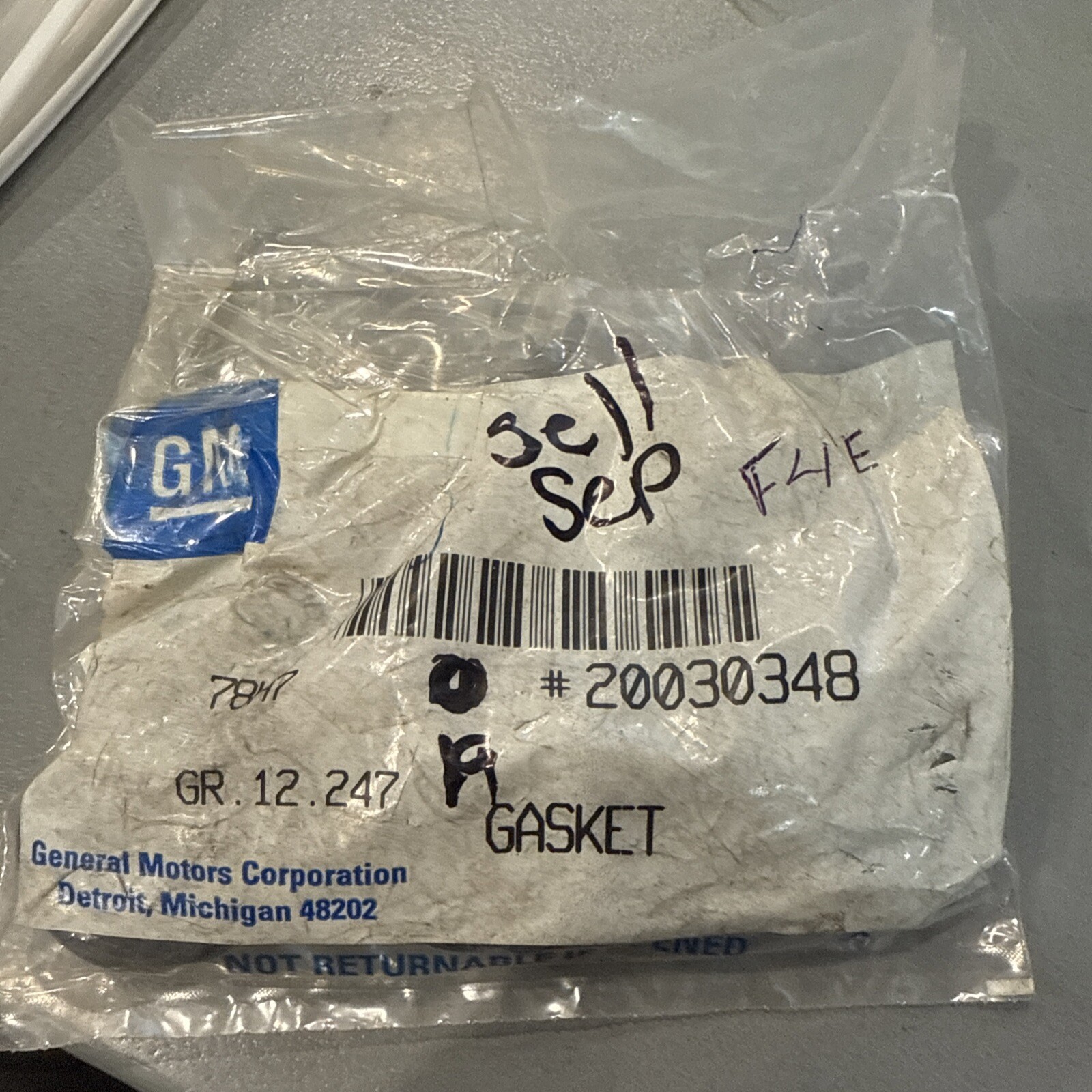 Genuine GM Lock Cylinder Gasket 20030348 (sold Individually)