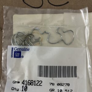 Genuine GM OEM # 04168122 4168122 Window Regulator Handle Springs Clips(10) NOS!