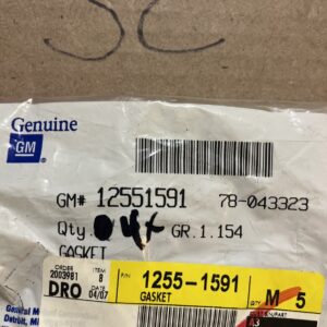 Genuine GM OEM 12551591 Water Outlet Gaskets (4 Pack) NOS